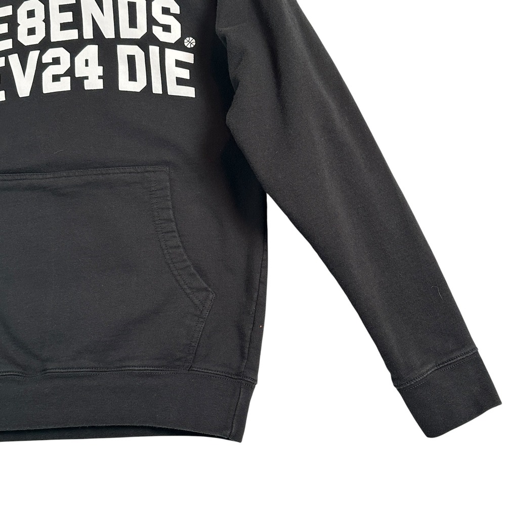 Kobe Bryant Hoodie Pullover S Cotton Black Graphic Legends Never Die 24 - Picture 2 of 12